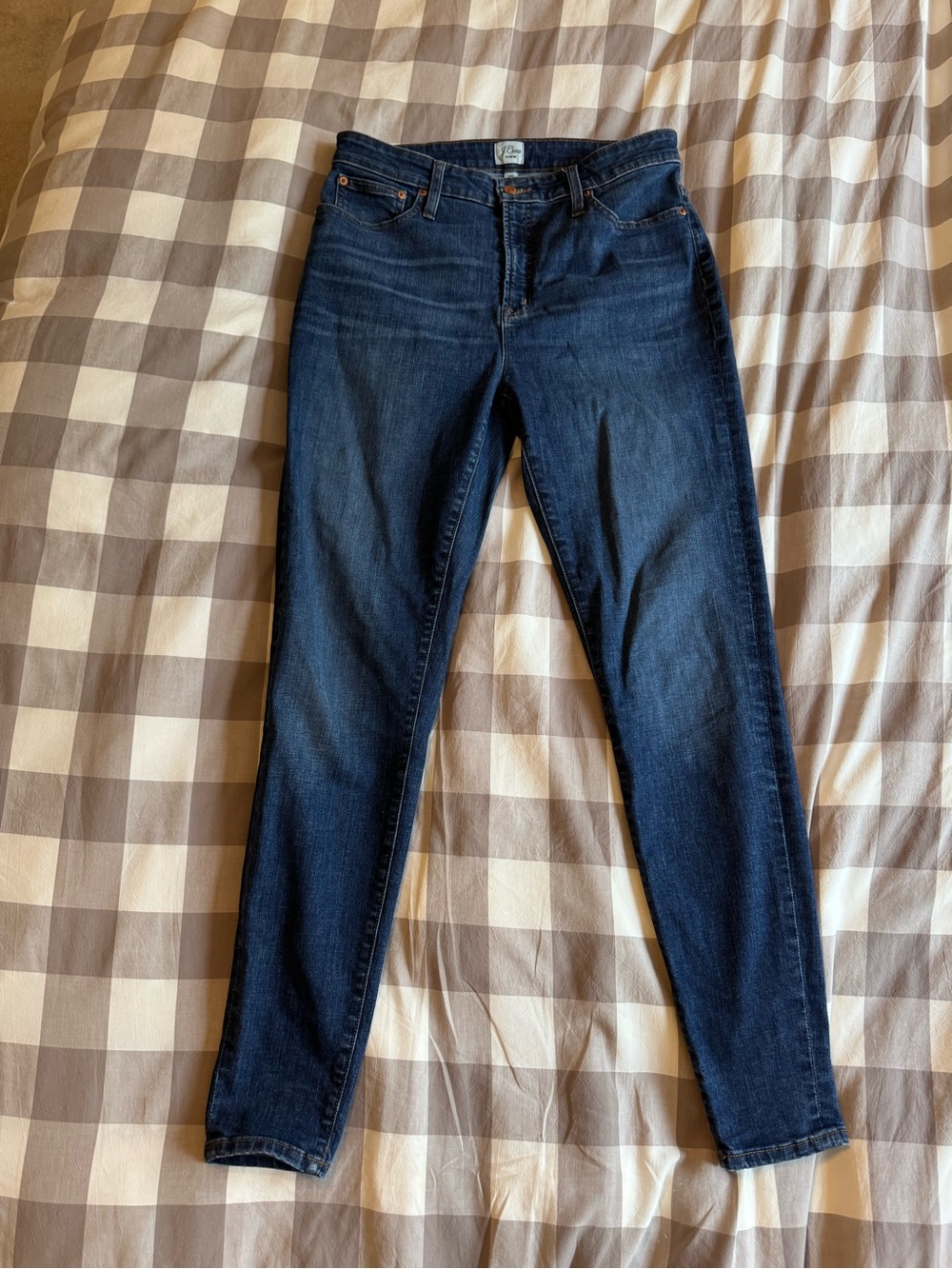 J. Crew Dark Indigo Skinny Jeans size 31T
